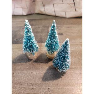 Pine tree snow Village Accessory xmas